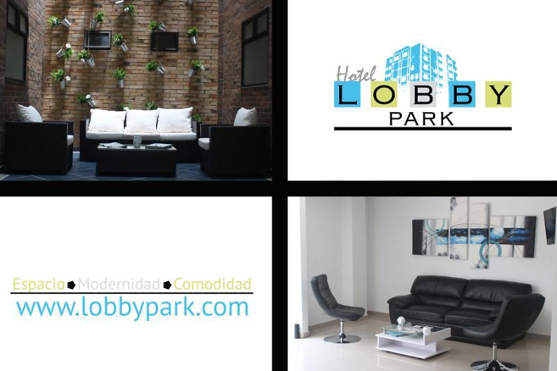 Lobby Park Hotel Medellin Bagian luar foto